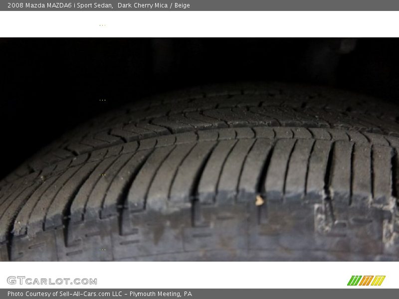 Dark Cherry Mica / Beige 2008 Mazda MAZDA6 i Sport Sedan
