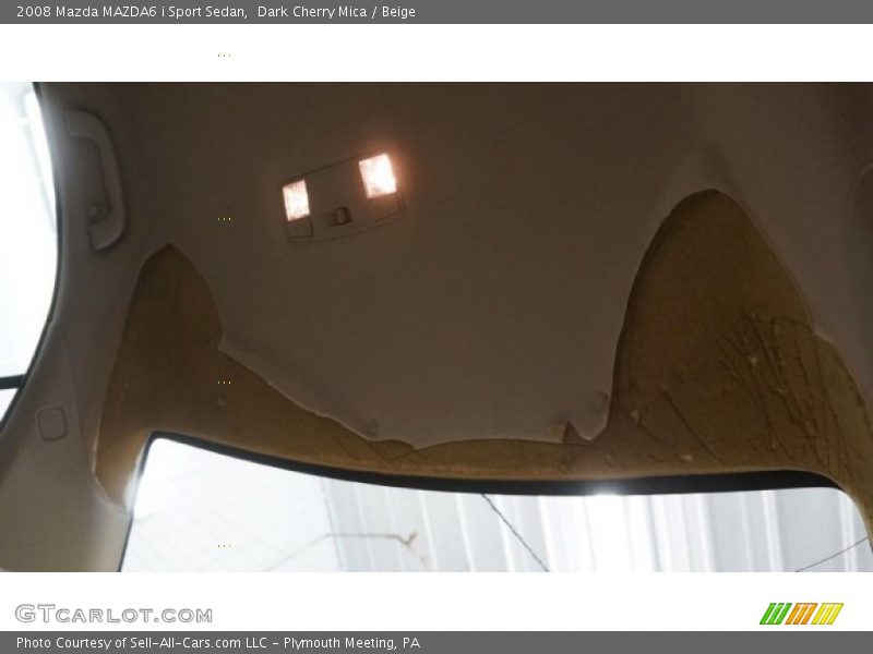 Dark Cherry Mica / Beige 2008 Mazda MAZDA6 i Sport Sedan