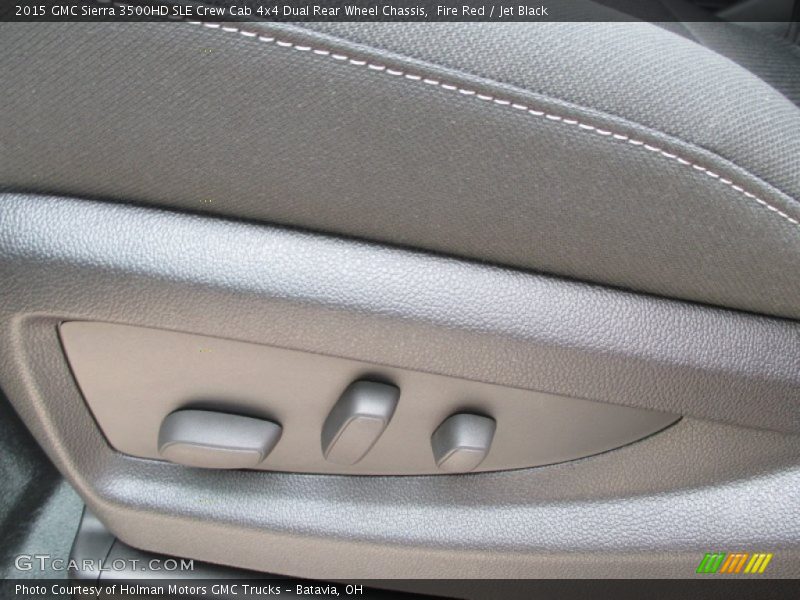 Fire Red / Jet Black 2015 GMC Sierra 3500HD SLE Crew Cab 4x4 Dual Rear Wheel Chassis