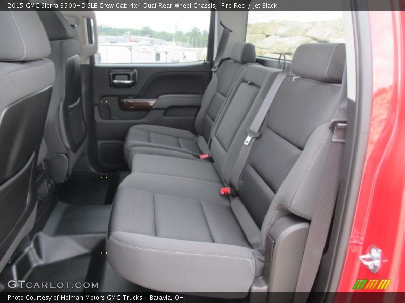 Fire Red / Jet Black 2015 GMC Sierra 3500HD SLE Crew Cab 4x4 Dual Rear Wheel Chassis