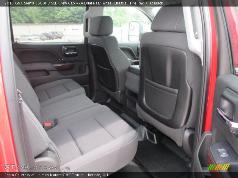 Fire Red / Jet Black 2015 GMC Sierra 3500HD SLE Crew Cab 4x4 Dual Rear Wheel Chassis