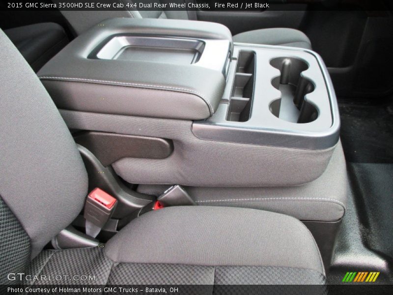 Fire Red / Jet Black 2015 GMC Sierra 3500HD SLE Crew Cab 4x4 Dual Rear Wheel Chassis