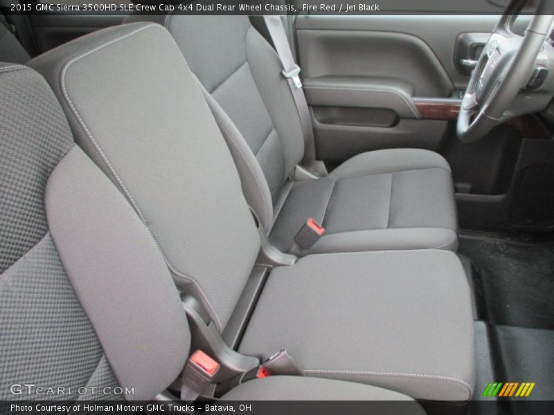 Fire Red / Jet Black 2015 GMC Sierra 3500HD SLE Crew Cab 4x4 Dual Rear Wheel Chassis