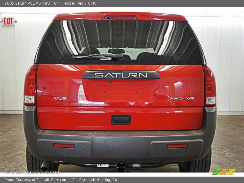 Chili Pepper Red / Gray 2005 Saturn VUE V6 AWD