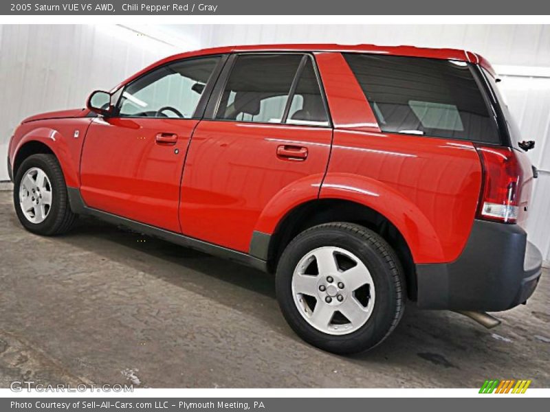 Chili Pepper Red / Gray 2005 Saturn VUE V6 AWD