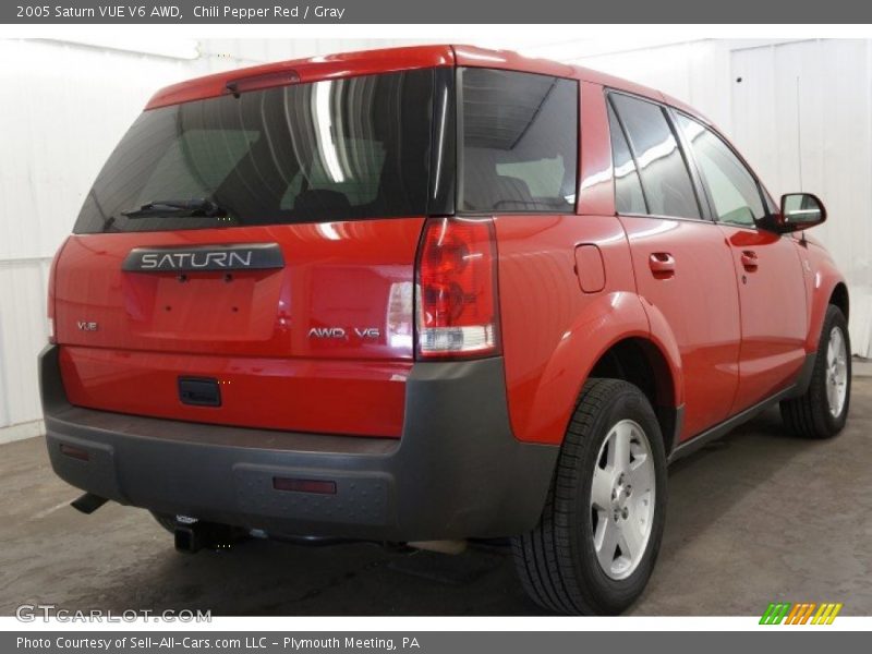 Chili Pepper Red / Gray 2005 Saturn VUE V6 AWD