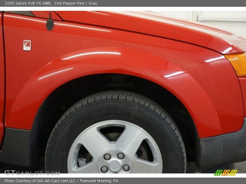 Chili Pepper Red / Gray 2005 Saturn VUE V6 AWD