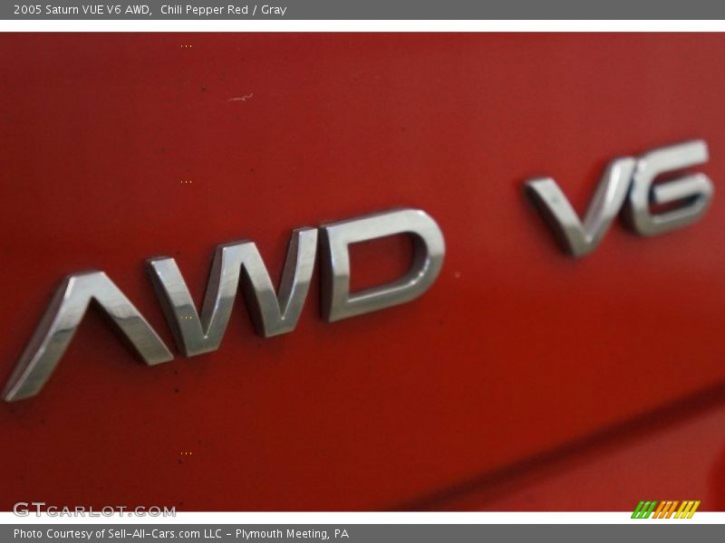 Chili Pepper Red / Gray 2005 Saturn VUE V6 AWD