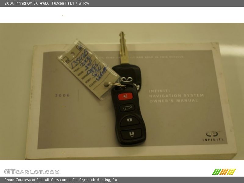 Tuscan Pearl / Willow 2006 Infiniti QX 56 4WD