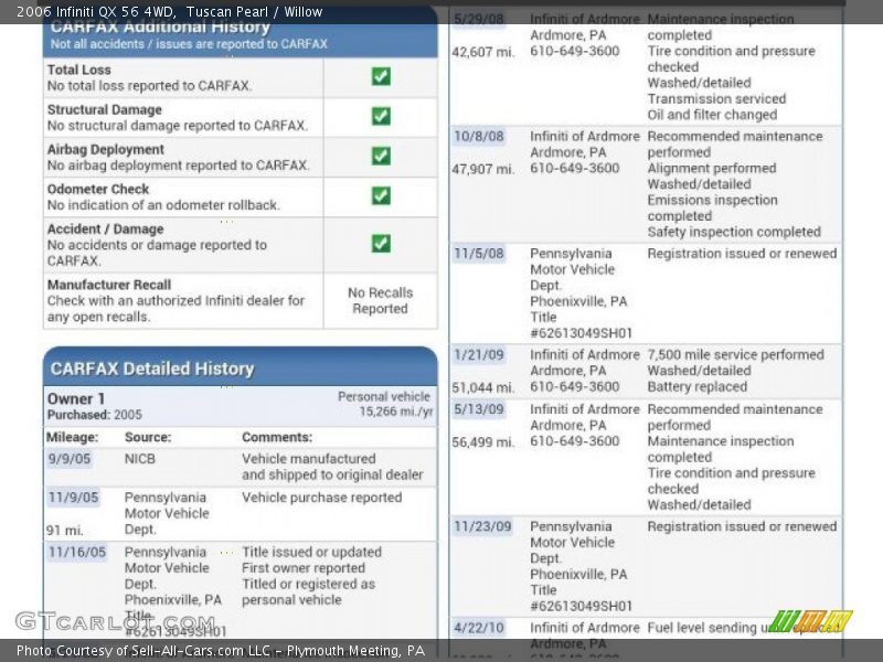 Tuscan Pearl / Willow 2006 Infiniti QX 56 4WD