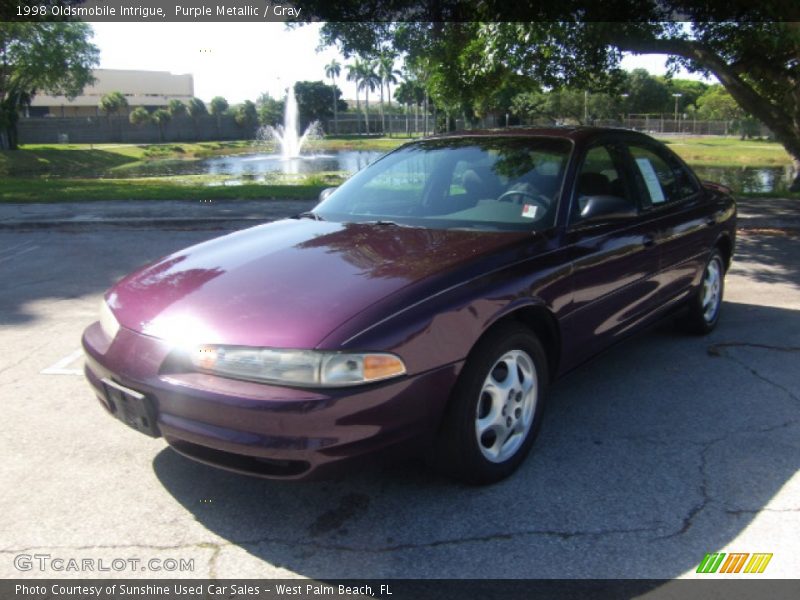 Purple Metallic / Gray 1998 Oldsmobile Intrigue