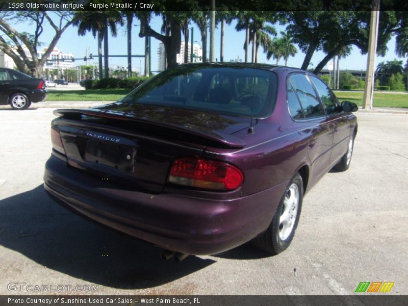 Purple Metallic / Gray 1998 Oldsmobile Intrigue