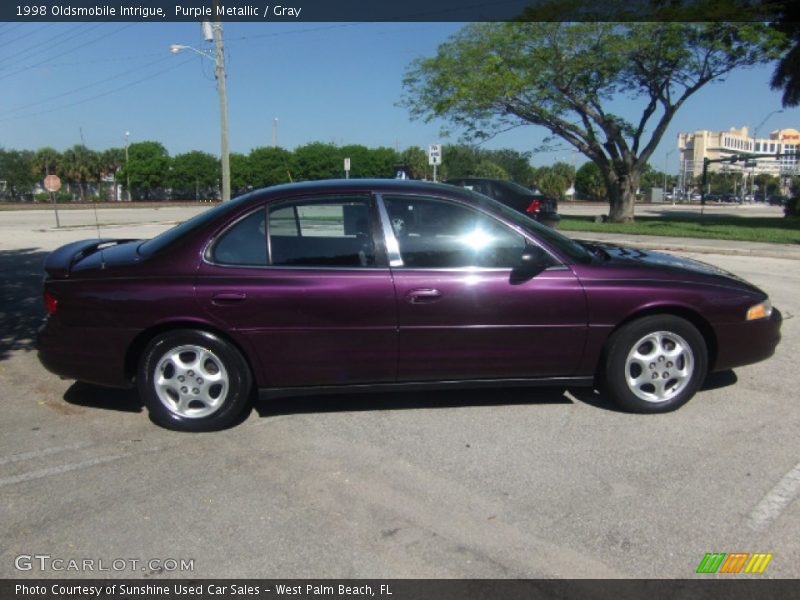 Purple Metallic / Gray 1998 Oldsmobile Intrigue