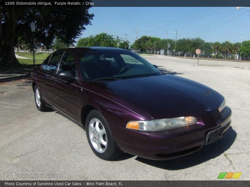 Purple Metallic / Gray 1998 Oldsmobile Intrigue
