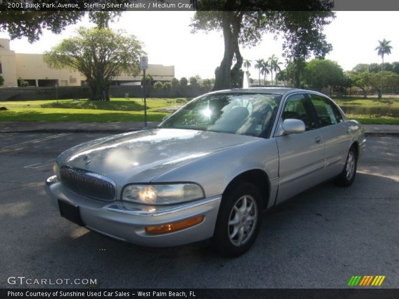 Sterling Silver Metallic / Medium Gray 2001 Buick Park Avenue