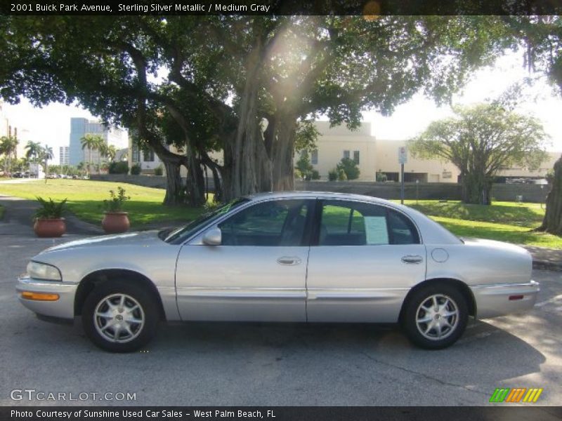 Sterling Silver Metallic / Medium Gray 2001 Buick Park Avenue