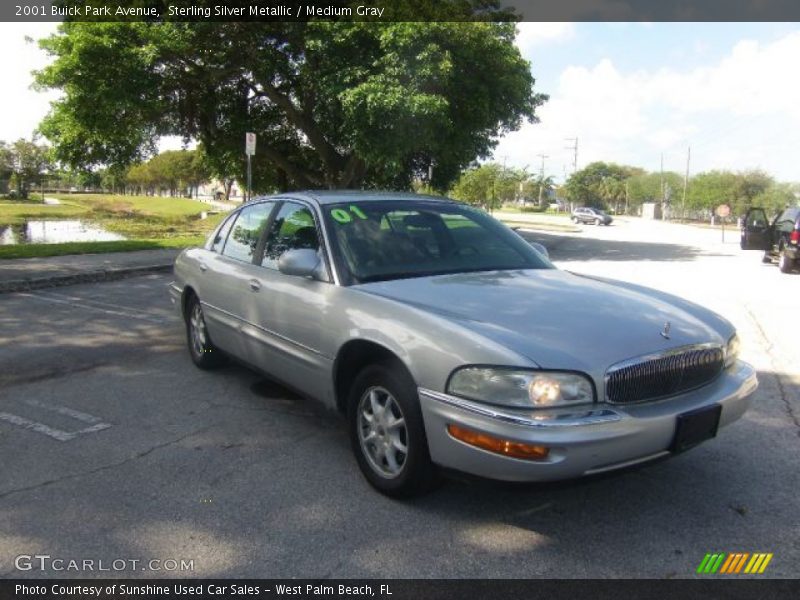 Sterling Silver Metallic / Medium Gray 2001 Buick Park Avenue