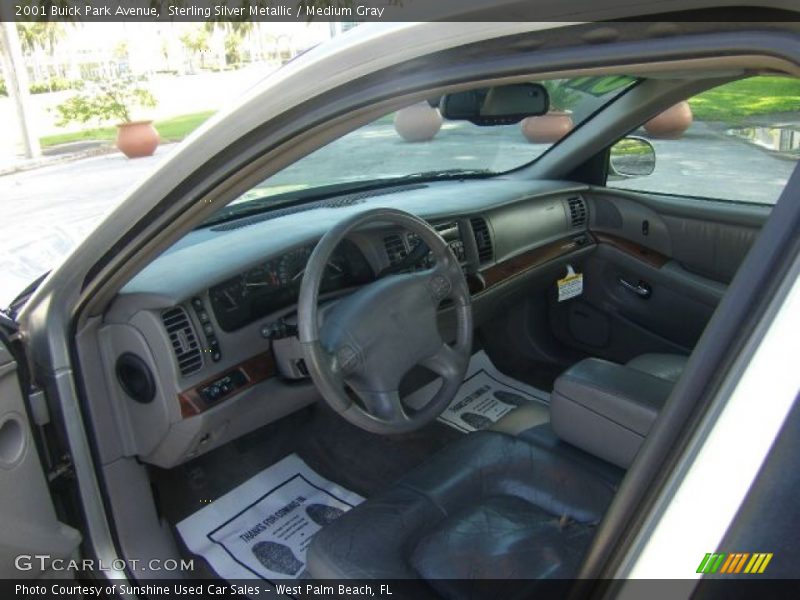 Sterling Silver Metallic / Medium Gray 2001 Buick Park Avenue