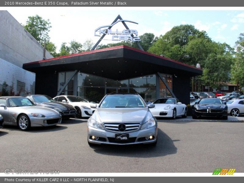 Palladium Silver Metallic / Black 2010 Mercedes-Benz E 350 Coupe