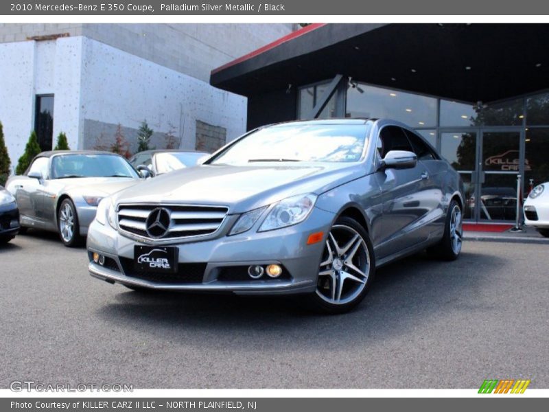 Palladium Silver Metallic / Black 2010 Mercedes-Benz E 350 Coupe