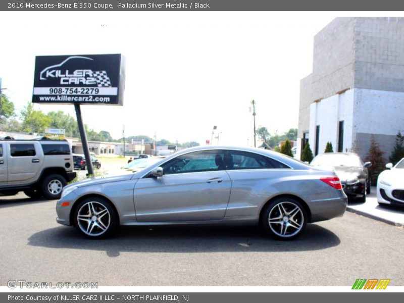 Palladium Silver Metallic / Black 2010 Mercedes-Benz E 350 Coupe