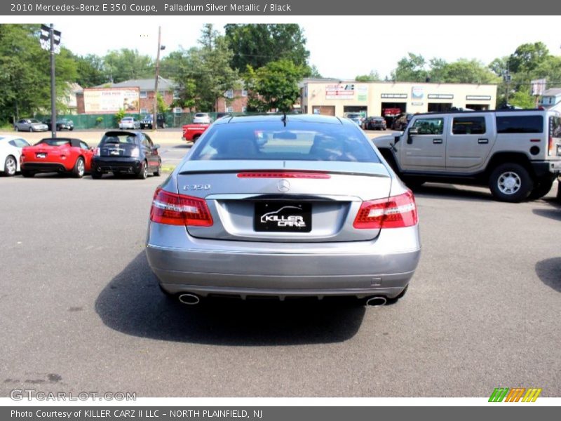 Palladium Silver Metallic / Black 2010 Mercedes-Benz E 350 Coupe