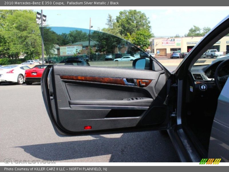Palladium Silver Metallic / Black 2010 Mercedes-Benz E 350 Coupe
