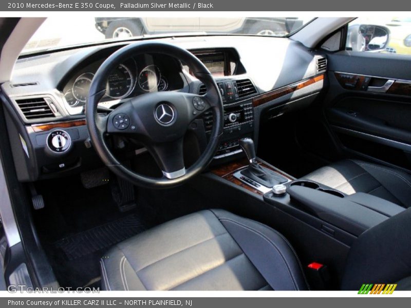 Palladium Silver Metallic / Black 2010 Mercedes-Benz E 350 Coupe