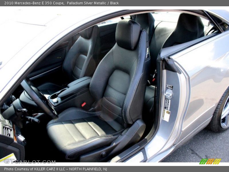 Palladium Silver Metallic / Black 2010 Mercedes-Benz E 350 Coupe
