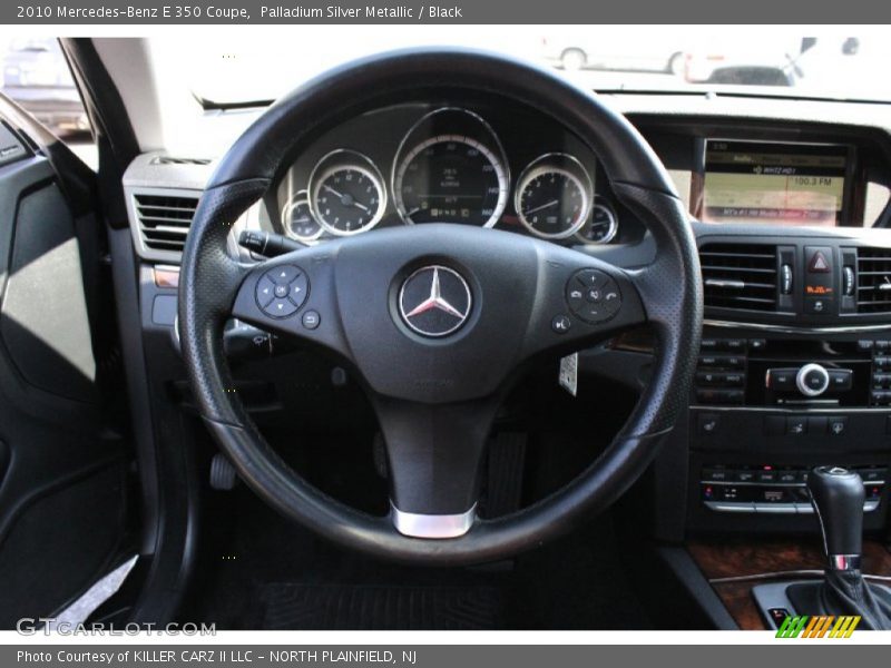 Palladium Silver Metallic / Black 2010 Mercedes-Benz E 350 Coupe