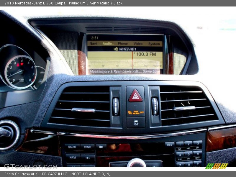 Palladium Silver Metallic / Black 2010 Mercedes-Benz E 350 Coupe