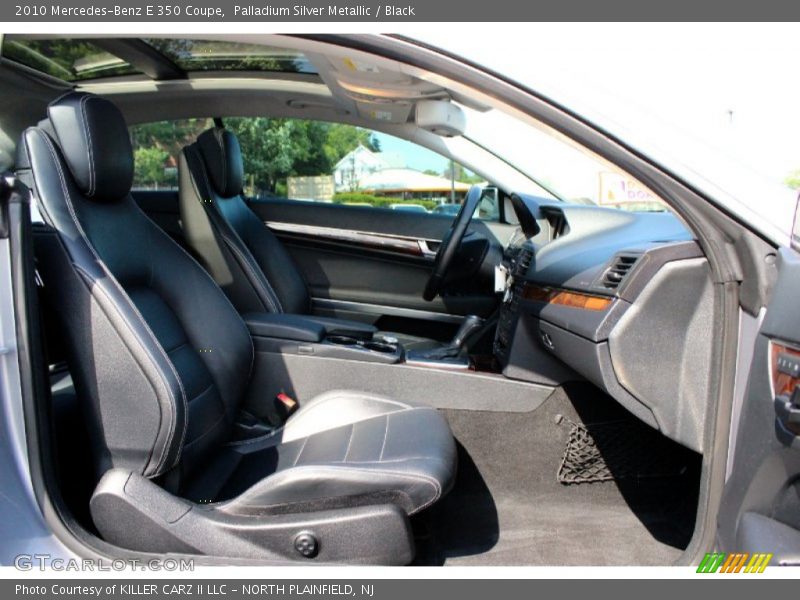 Palladium Silver Metallic / Black 2010 Mercedes-Benz E 350 Coupe