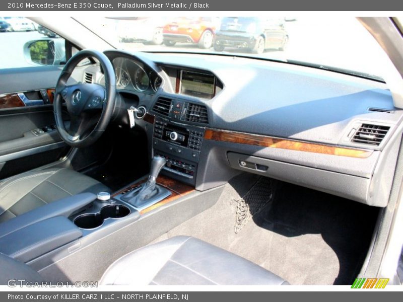 Palladium Silver Metallic / Black 2010 Mercedes-Benz E 350 Coupe