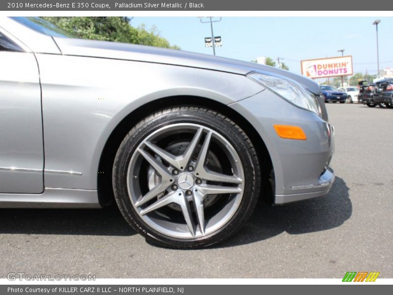 Palladium Silver Metallic / Black 2010 Mercedes-Benz E 350 Coupe