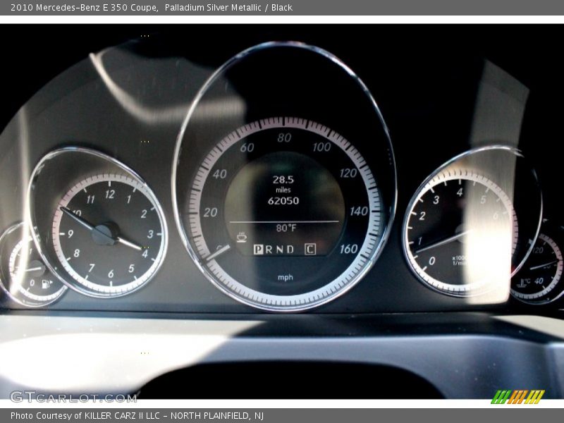Palladium Silver Metallic / Black 2010 Mercedes-Benz E 350 Coupe