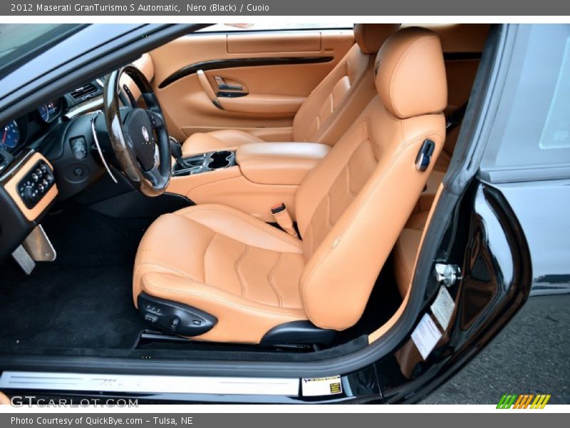 Front Seat of 2012 GranTurismo S Automatic