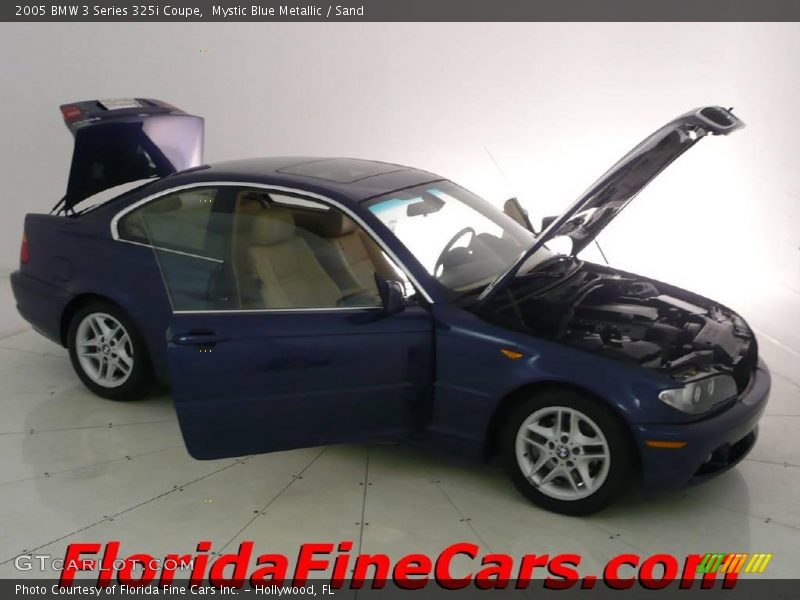 Mystic Blue Metallic / Sand 2005 BMW 3 Series 325i Coupe