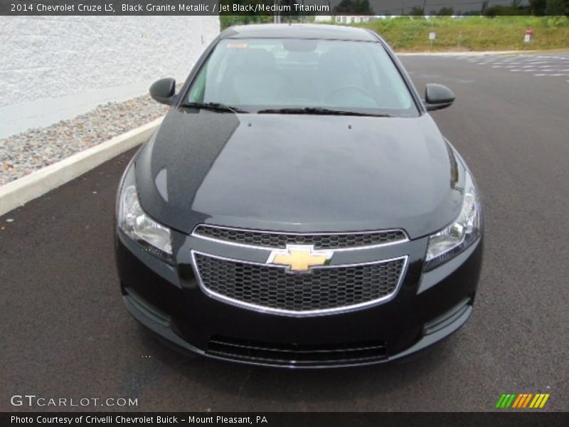 Black Granite Metallic / Jet Black/Medium Titanium 2014 Chevrolet Cruze LS