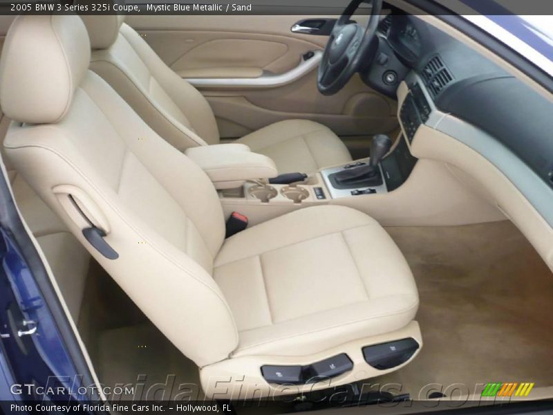 Mystic Blue Metallic / Sand 2005 BMW 3 Series 325i Coupe