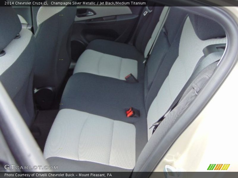 Champagne Silver Metallic / Jet Black/Medium Titanium 2014 Chevrolet Cruze LS