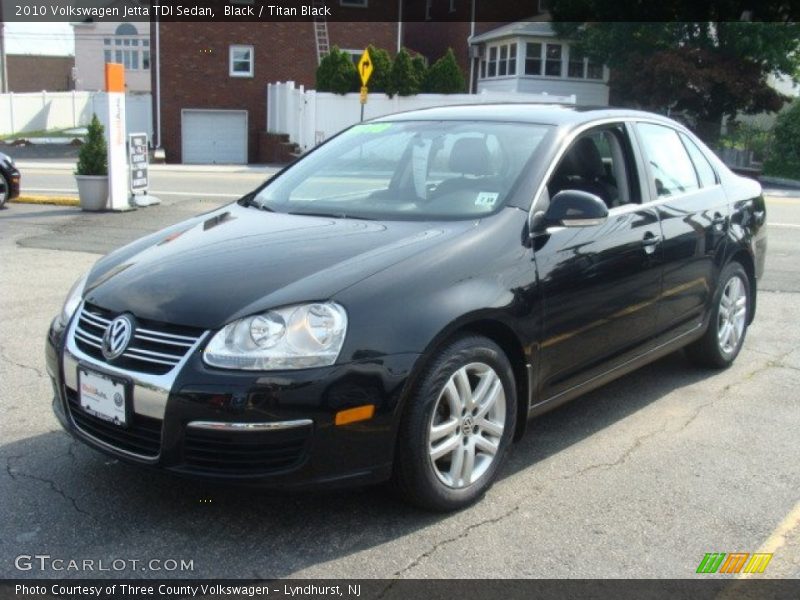 Black / Titan Black 2010 Volkswagen Jetta TDI Sedan