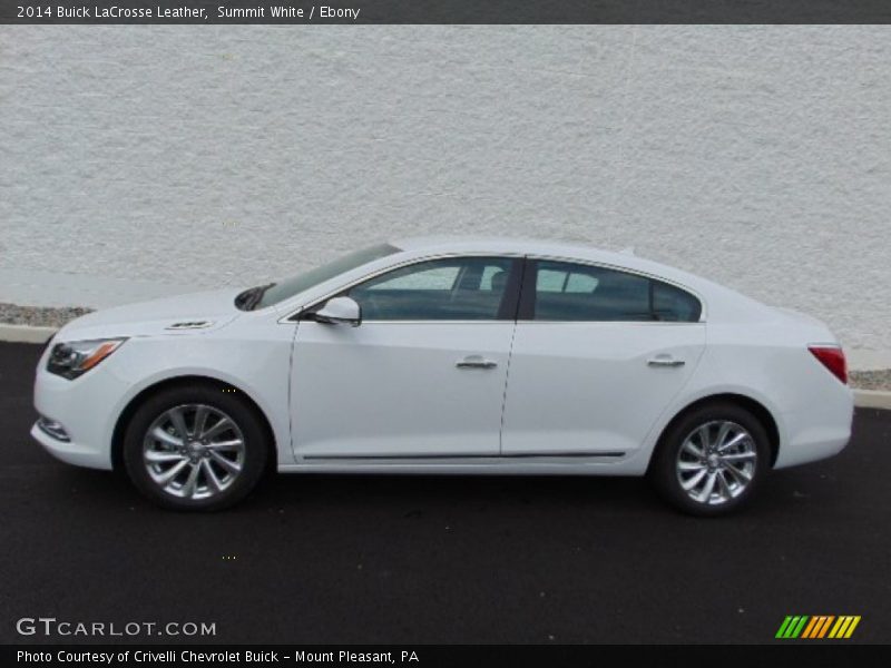 Summit White / Ebony 2014 Buick LaCrosse Leather