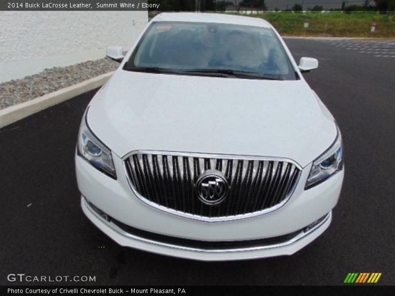 Summit White / Ebony 2014 Buick LaCrosse Leather