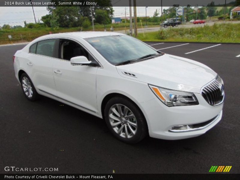 Summit White / Ebony 2014 Buick LaCrosse Leather