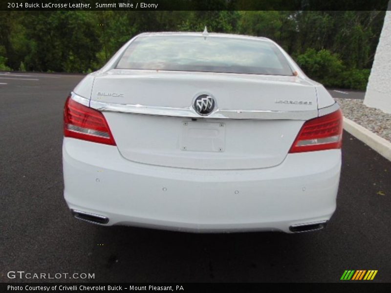 Summit White / Ebony 2014 Buick LaCrosse Leather