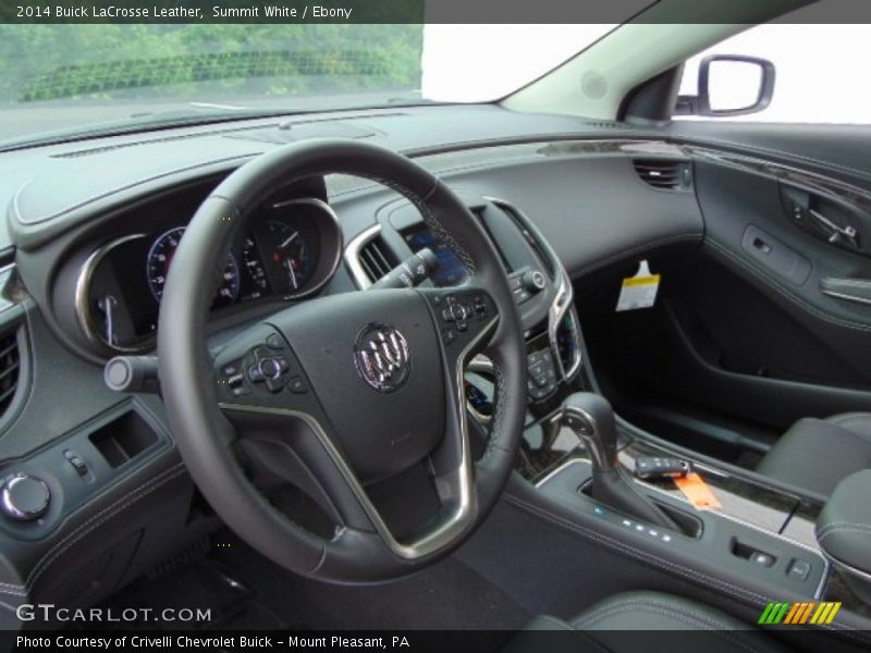 Summit White / Ebony 2014 Buick LaCrosse Leather