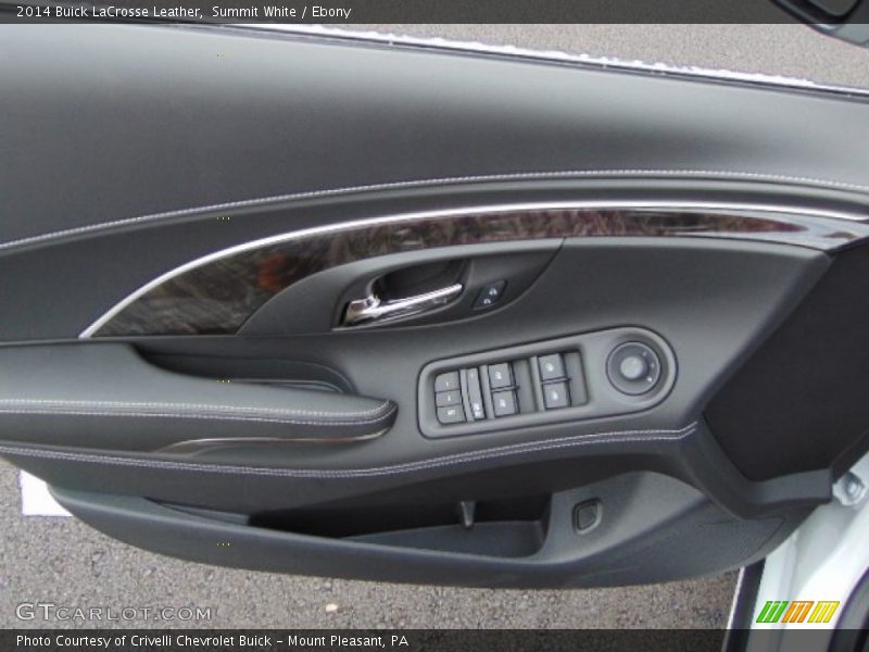 Summit White / Ebony 2014 Buick LaCrosse Leather