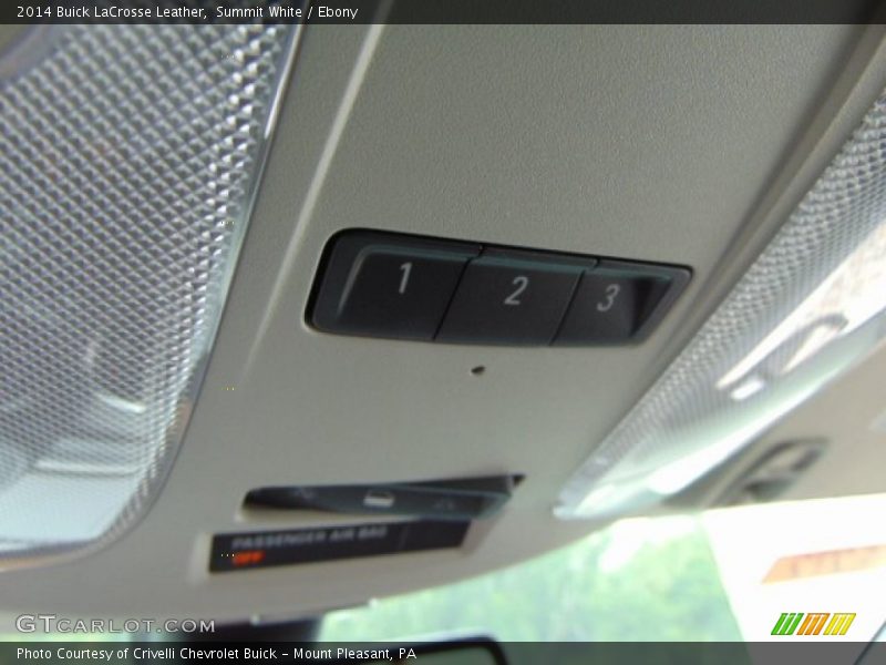 Summit White / Ebony 2014 Buick LaCrosse Leather