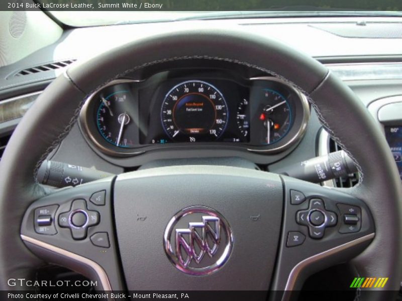 Summit White / Ebony 2014 Buick LaCrosse Leather