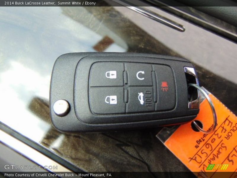 Summit White / Ebony 2014 Buick LaCrosse Leather